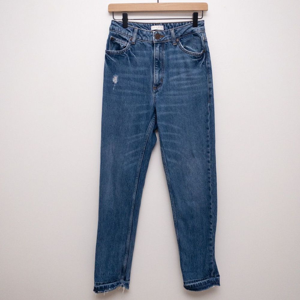 SANDRO Straight High Rise Jeans - Picture 2 of 9